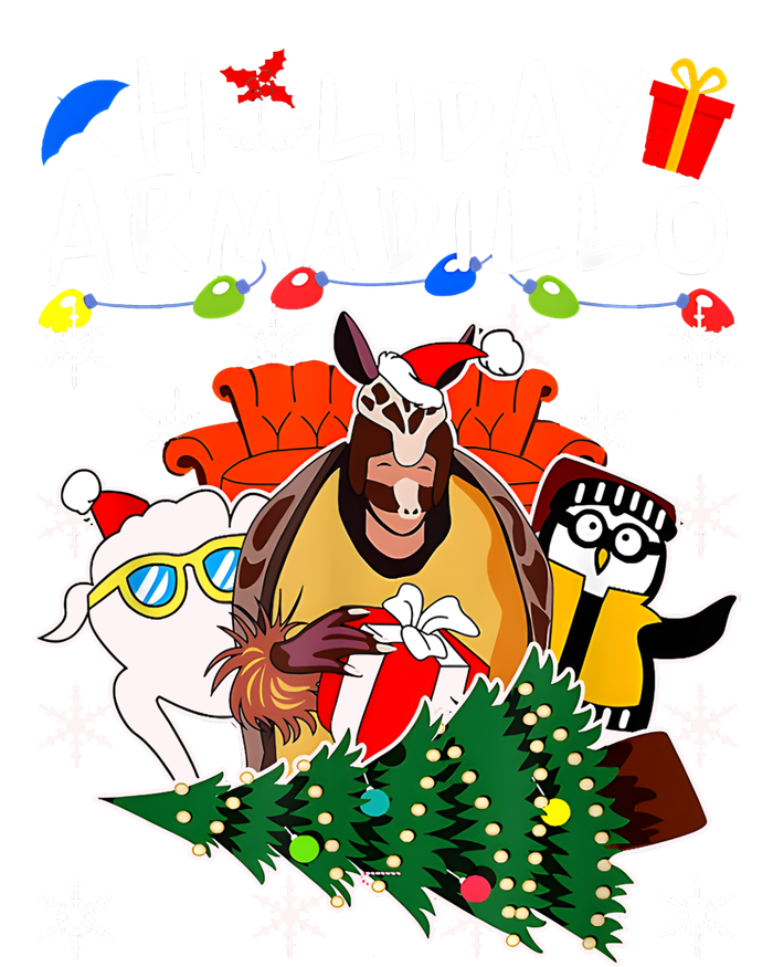 Holiday Armadillo Funny Matching Team Matching Group Tall Long Sleeve T-Shirt