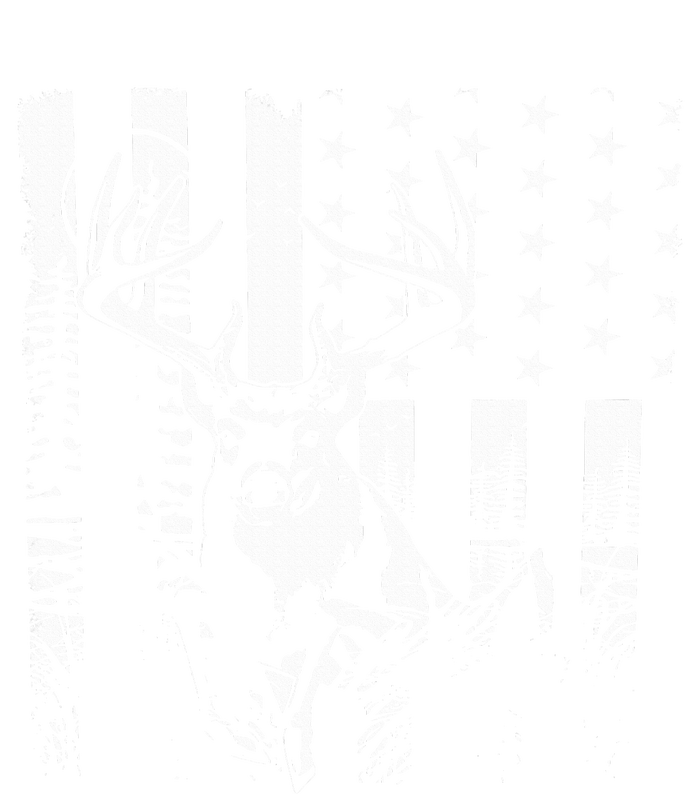 Hunting US Flag Deer Elk Buck Camoflage Hunter Dad Gift T-Shirt