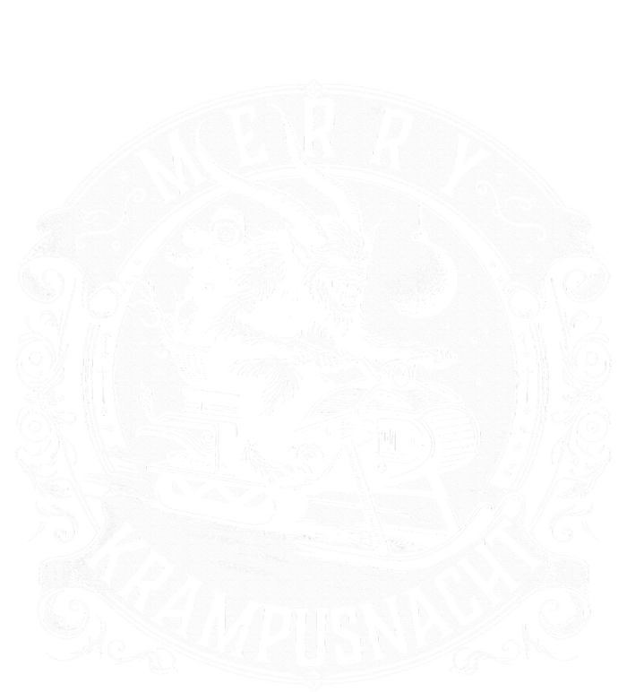 Krampusnacht Krampus on a Snowmobile Flat Bill Trucker Hat