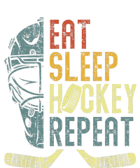 Eat Sleep Hockey Repeat Ice Hockey Retro Vintage Kids T-Shirt