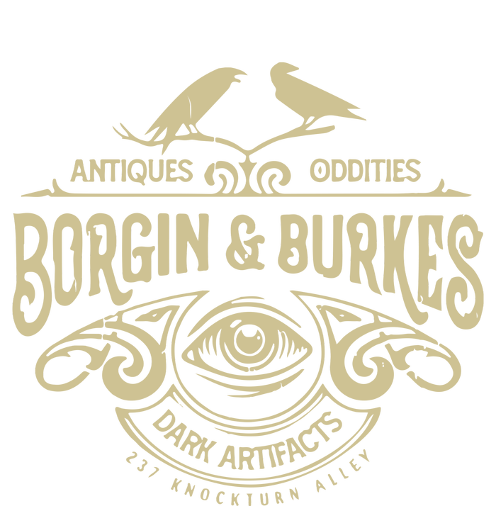 Borgin And Burkes Unusual And Ancient Wizarding Artifacts Cropped Pullover Crew