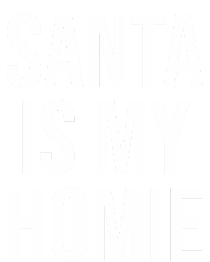 Retro Santa Is My Homie Funny Vintage Christmas Santa Claus T-Shirt