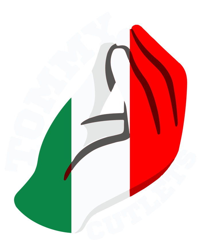 Tommy Cutlets New York Italian Flag Football T-Shirt