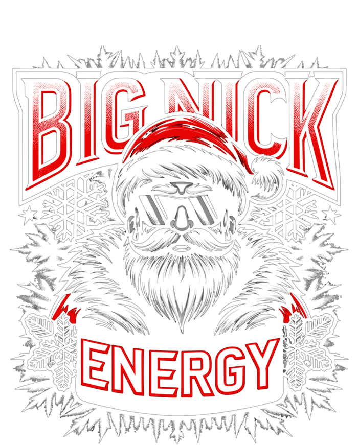 Big Nick Energy Funny Santa Christmas Cute Gift T-Shirt