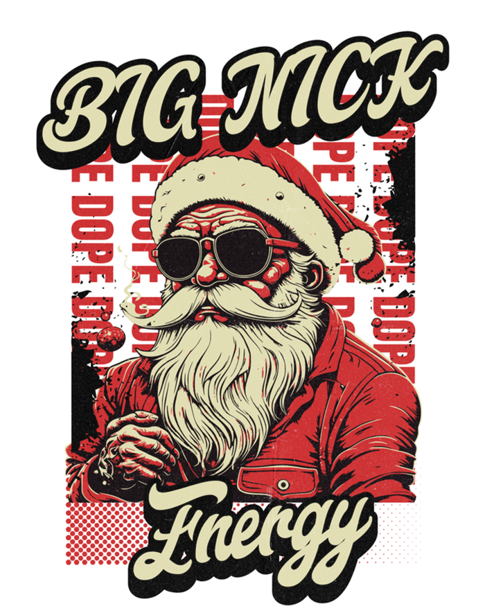 Big Nick Energy Funny Santa Christmas Ugly Christmas Cute Gift Tie Dye Hoodie