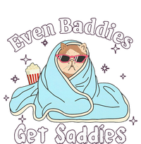 Even Baddies Get Saddies Funny Cat Sarcastic 16 in Basic Backpack