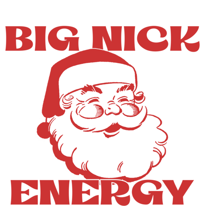 Big Nick Energy Vintage Santa Claus Christmas Meme Gift Insulated Varsity Jacket