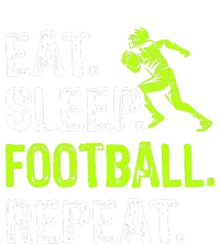 Eat Sleep Football Repeat Football Player Funny 16 in Basic Backpack