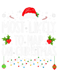 Most Likely To Nap On Christmas Family Christmas Pajamas Tie-Dye T-Shirt