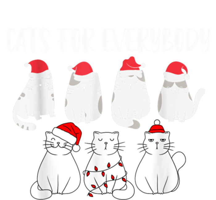 Cats For Everybody Christmas Funny Christmas Cats Great Gift T-Shirt