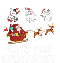 Cats For Everybody Festive Christmas Santa Xmas Funny Ugly Cute Gift Premium Hoodie