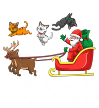 Cats For Everybody Santa Sleigh Xmas Funny Cat Christmas Gift Toddler Sweatshirt