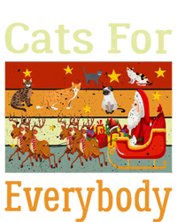 Cats For Everybody Ugly Christmas Cat Funny Xmas Vintage Gift Kids T-Shirt