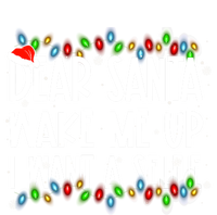 Dear Santa Wake Me Up I Want A Selfie Xmas Family Matching Funny Gift Sustainable Beanie