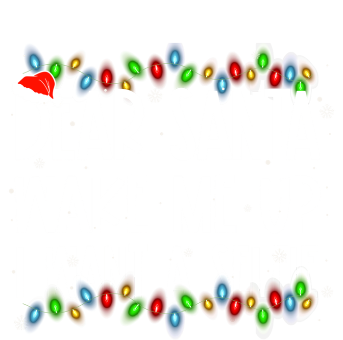 Dear Santa Wake Me Up I Want A Selfie Xmas Family Matching Funny Gift Sustainable Beanie