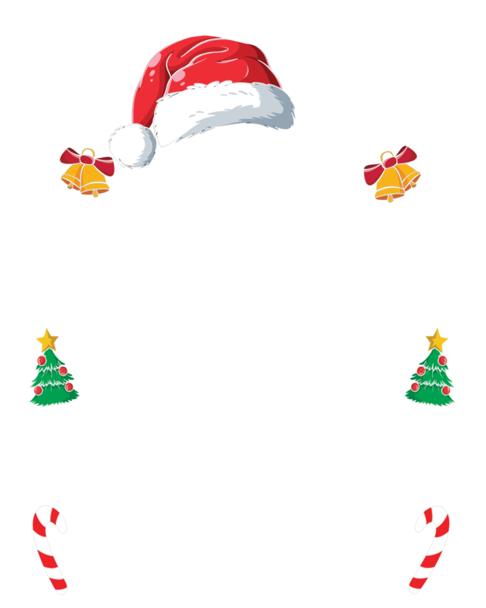 First Christmas With My Hot New Husband Newlywed Cute Gift Baby Bodysuit