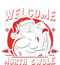 Funny Christmas Weightlifting Workout Gym North Swole Gift Sustainable Beanie