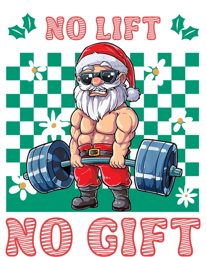 Funny Muscle Santa Lifting Christmas Ugly Christmas Gift T-Shirt