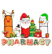 Funny Pills Christmas Lights Pharmacy Crew Reindeer Santa Cute Gift Women's Long Sleeve Flannel Pajama Set 