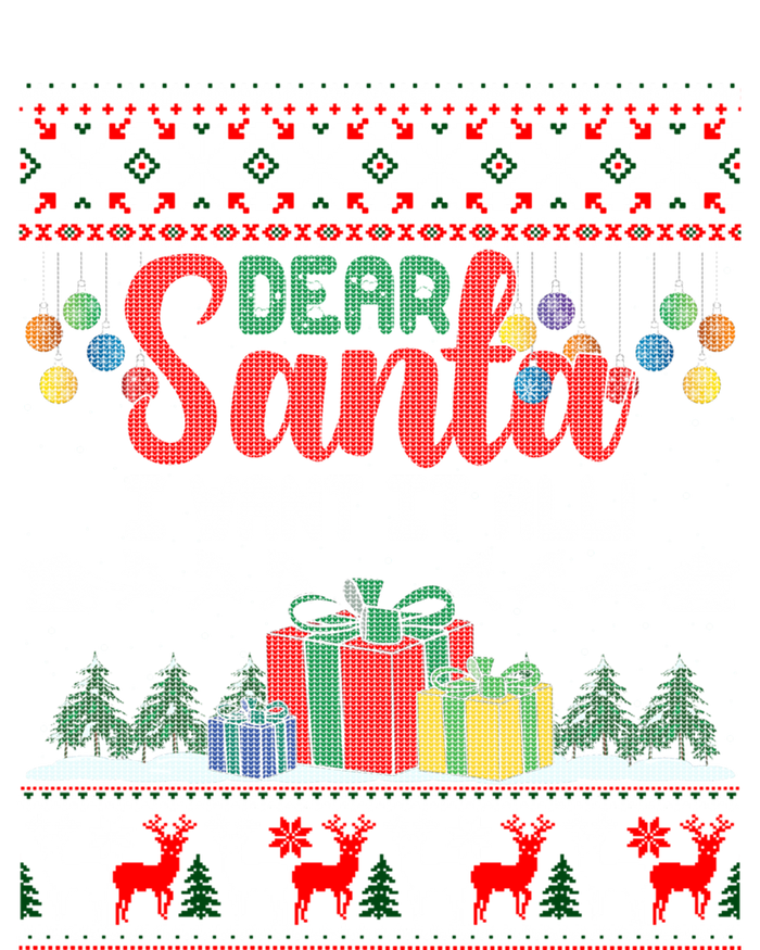 Funny Santa Christmas Great Gift Dear Santa I Want It All Gift Kids Long Sleeve Shirt