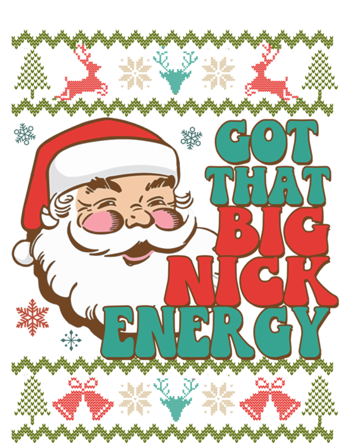 Got That Big Nick Energy Ugly Christmas Sweater Gift Valucap Bio-Washed Visor