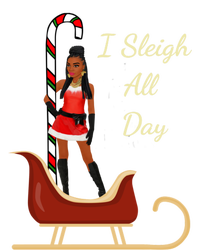 I Sleigh All Day Black Candy Cane Sexy Stripper Pole Dancer Cool Gift Tall Sweatshirt