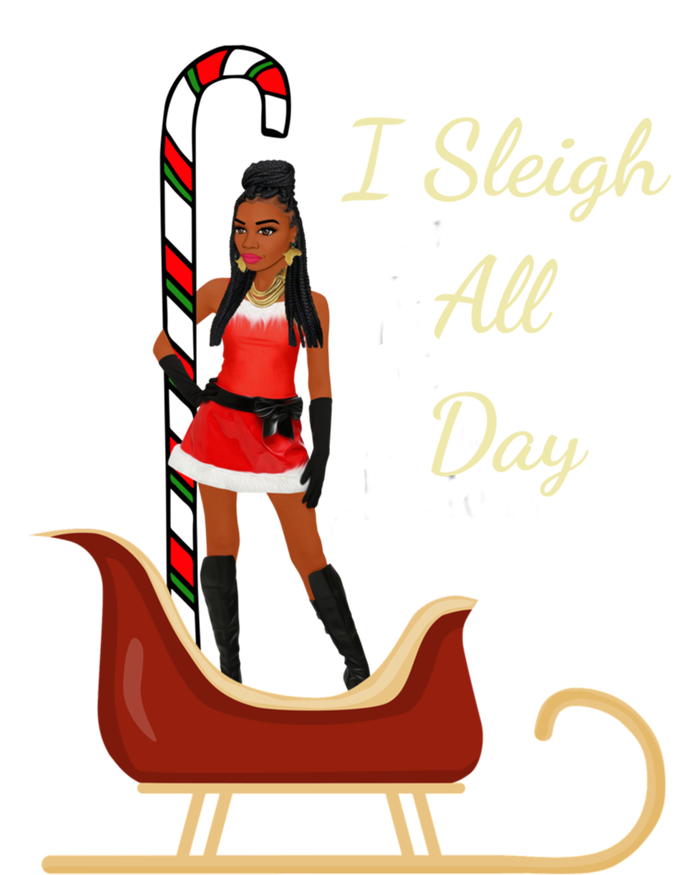 I Sleigh All Day Black Candy Cane Sexy Stripper Pole Dancer Cool Gift Tall Sweatshirt