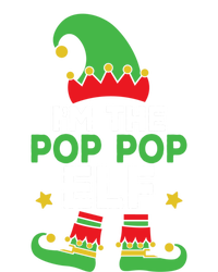 IM The Pop Pop Elf Funny Holiday Grandpa Matching Christmas Gift Tie-Dye T-Shirt