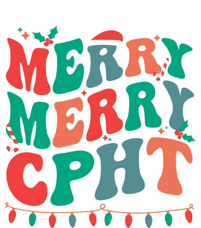 Merry Cpht Christmas Certified Pharmacy Technician Xmas Gift T-Shirt