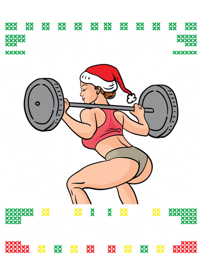 No Lift No Gift Ugly Christmas Sweater Miss Santa Gym Booty Cute Gift Tall Hoodie