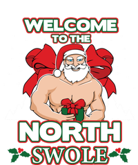 North Swole Santa Claus Weight Lifting Christmas Gym Workout Gift Full Zip Hoodie