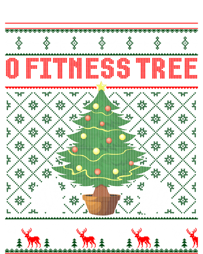 O Fitness Tree Funny Gym Weightlifting Pun Christmas Ugly Gift Valucap Bio-Washed Visor