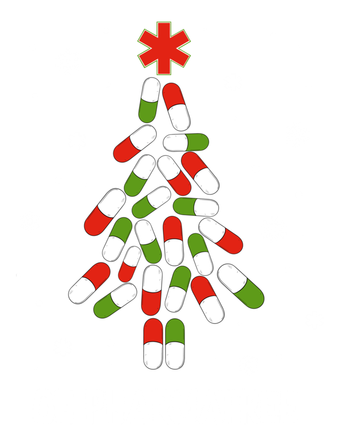 Oh Pharmatree Pills Christmas Tree Lights Pharmacy Crew Funny Gift Long Sleeve Shirt