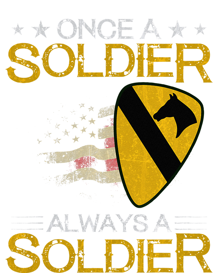 1st Cavalry Division Veteran Always a Soldier Military Xmas T-Shirt