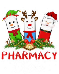 Pharmacist Elf Santa Pills Pharmacy Crew Christmas Gift Women's Racerback Tank