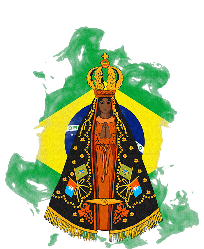 Our Lady of Aparecida Patron Saint of Brazil Women's Racerback Tank