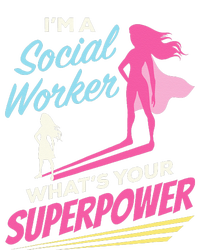 I'm a Social Worker What's Your Superpower Funny LCSW MSC Short Acrylic Beanie