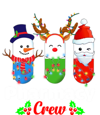 Pharmacy Crew Christmas Pills Snow Reindeer Santa Claus Gift Tie-Dye T-Shirt