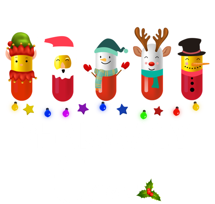 Pharmacy Crew Christmas Pills Snow Reindeer Santa Claus Gift Tall T-Shirt