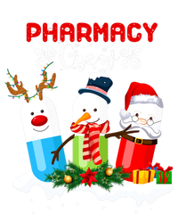 Pharmacy Crew Christmas Pills Snow Reindeer Santa Claus Gift Women's Racerback Tank