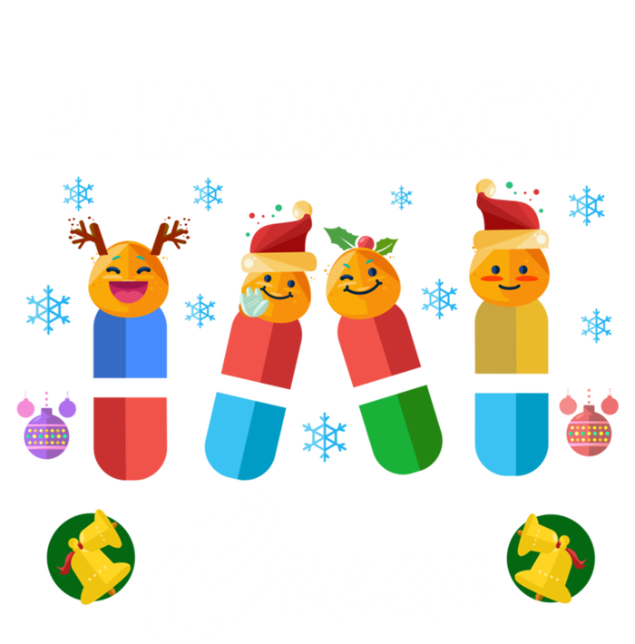 Pharmacy Crew Merry Christmas Funny Pharmacist Pills Gift T-Shirt