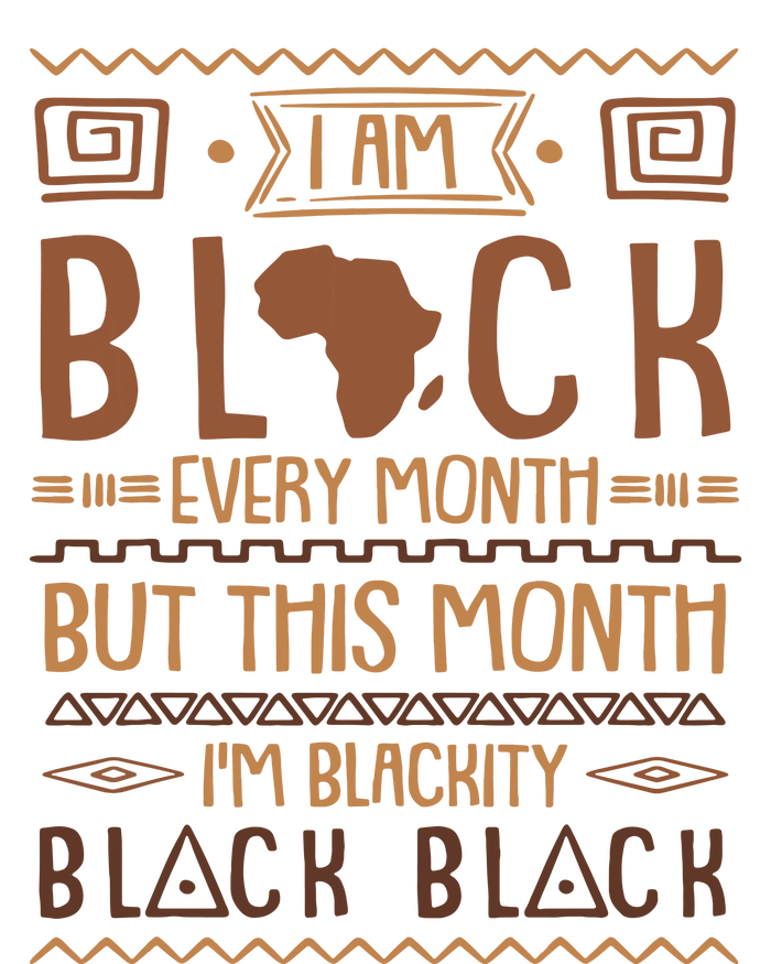 Blackity Black Every Month Black History African Legacy Cool Fit Booney Bucket Hat