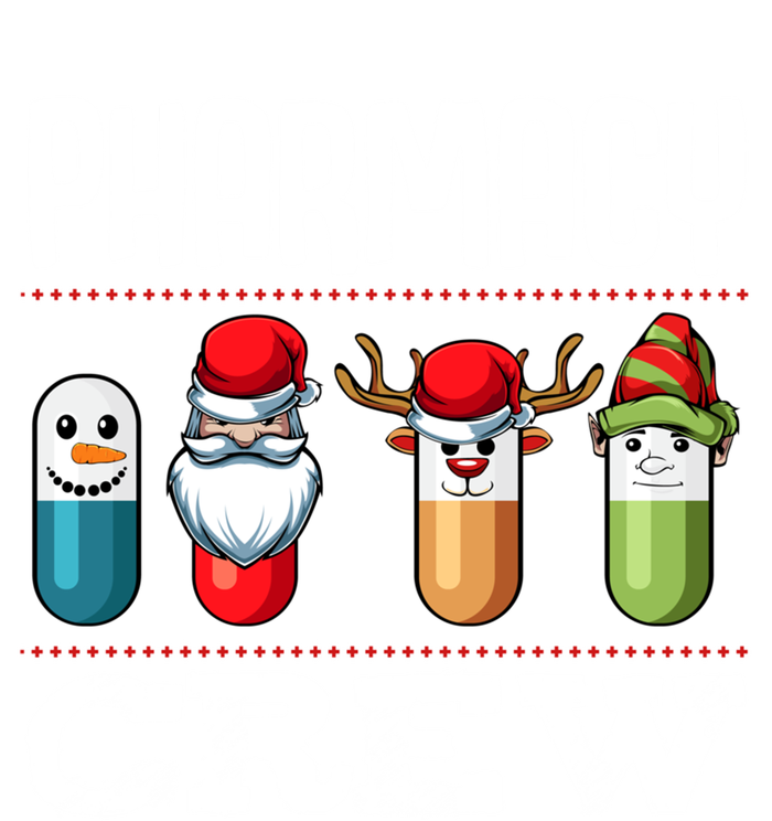 Pharmacy Crew Pills Christmas Pharmacist Medicine Funny Gift T-Shirt