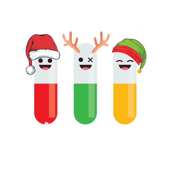 Pharmacy Crew Pills Merry Christmas Santa Funny Pharmacist Gift Coaster