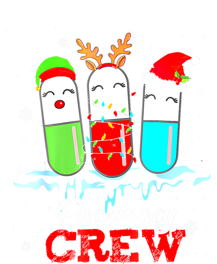 Pharmacy Crew Pills Reindeer Santa Claus Lights Christmas Meaningful Gift Coaster