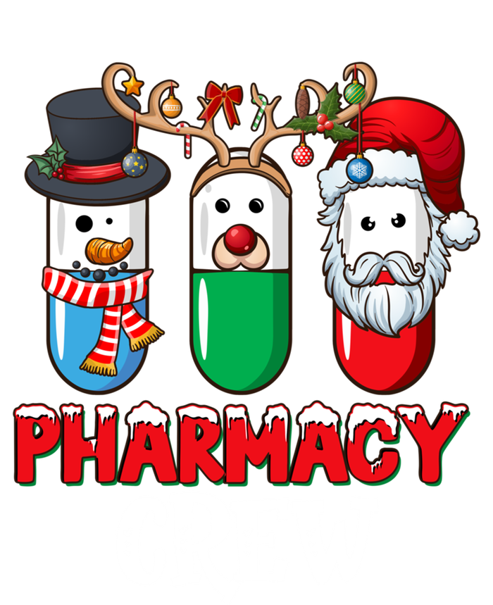 Pharmacy Crew Santa Claus Pills Pharmacist Christmas Pajama Gift Premium Hoodie