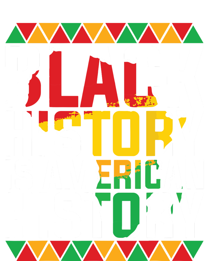 Black History Is American History Patriotic African American Dry Zone Grid Polo