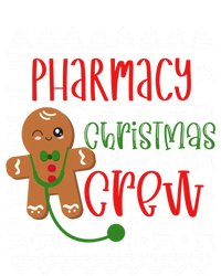 Pharmacy Tech Christmas Gift Pharmacy Crew Gingerbread Funny Gift Women's Racerback Tank