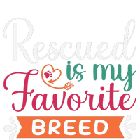 Adorable Rescued Breed Typography T-Shirt