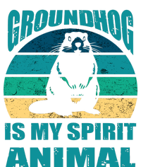 Groundhog Is My Spirit Animal Funny Woodchuck Hooded Wearable Blanket